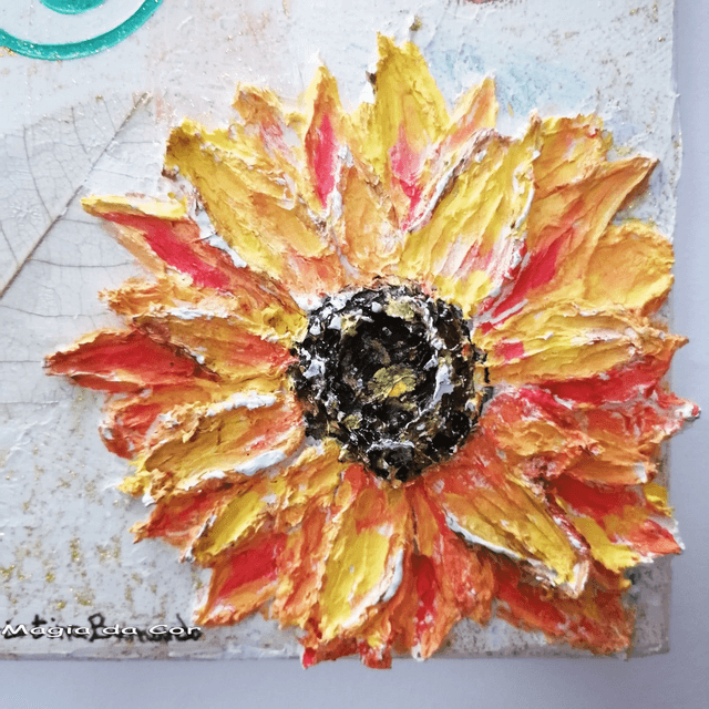 Pintura Mista - Helianthus